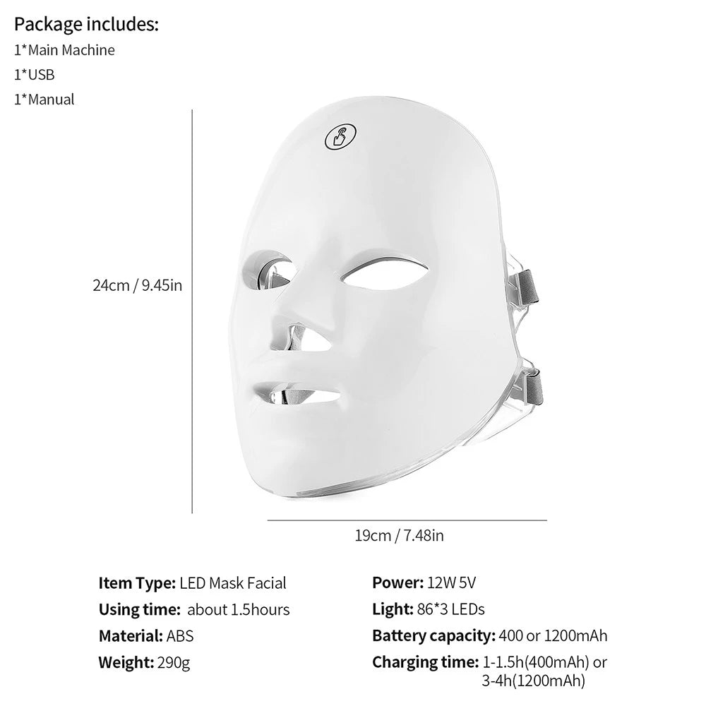 GlowLumiere LED Red Light Therapy Mask